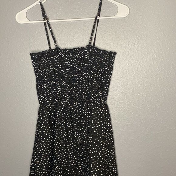 Forever 21 Black and White Speckled Polka Dot MIDI Dress Size XS - Picture 10 of 10